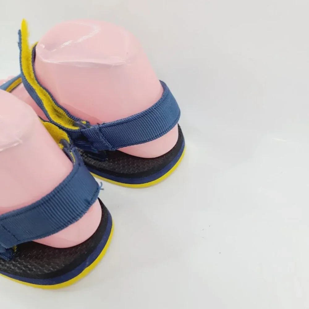 Teva Boy's Blue Yellow Original‎ Universal Outdoor Casual Sandal Size 3